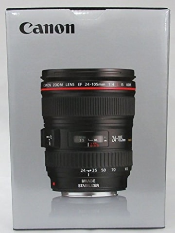Canon EF 24-105 mm 1:4.0 L IS USM Objektiv (77 mm Filtergewinde, Original Handelsverpackung) - 