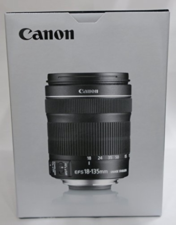 Canon EF-S 18-135mm 1:3.5-5.6 IS STM Zoomobjektiv (67mm Filtergewinde, mit STM-Technologie) schwarz - 