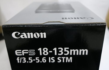 Canon EF-S 18-135mm 1:3.5-5.6 IS STM Zoomobjektiv (67mm Filtergewinde, mit STM-Technologie) schwarz - 