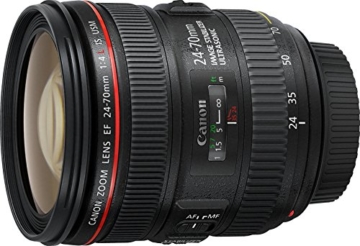 Canon Standardzoomobjektiv EF 24-70mm f/1:4L IS USM (77mm Filtergewinde) schwarz - 1