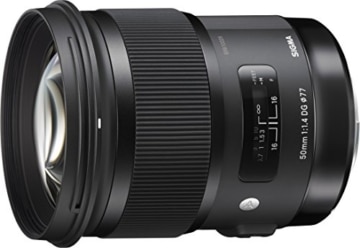 Sigma 50mm F1,4 DG HSM Art Objektiv (77mm Filtergewinde) für Canon Objektivbajonett - 1